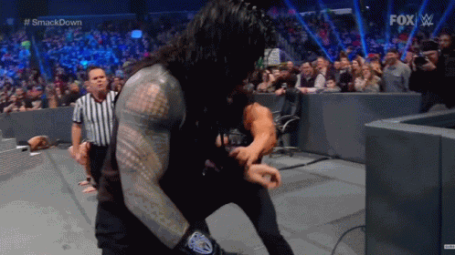 Bobby Roode Glorious Ddt Outside The Ring GIF