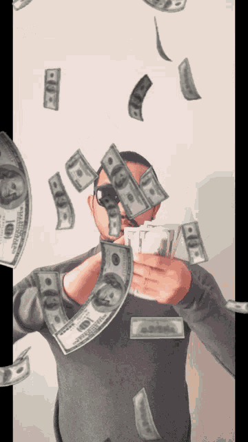 Bobbybenson11 Dollar Bills GIF