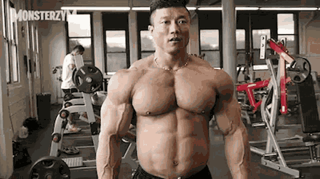 Bodybuilder Pecs GIF