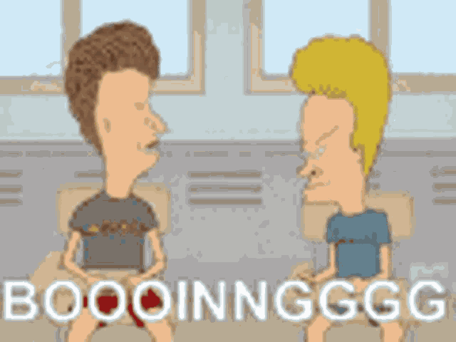 Boing Beavis GIF