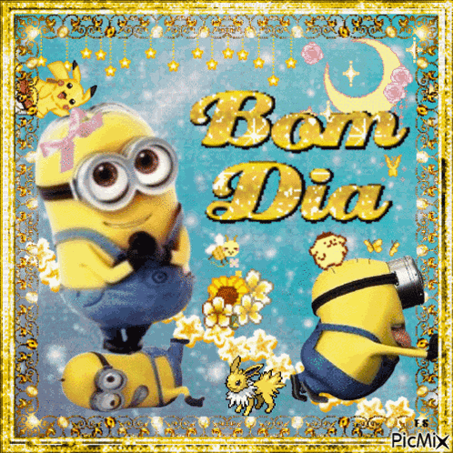Bom Dia Minions GIF
