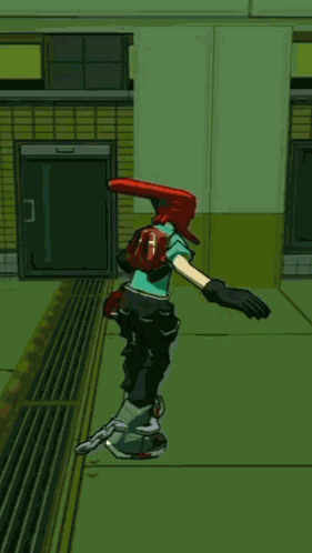 Bomb Rush Cyberfunk Red GIF