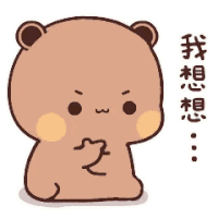 Boo Dudu Think Sticker