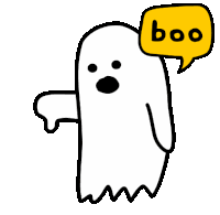 Boo Ghost Sticker