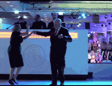 Boogie Woogie Old Couple Dance GIF