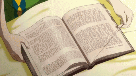 Book Reading GIF