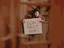 Boomerang Dont Trust Him GIF