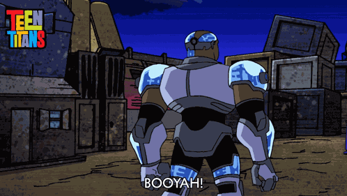 Booyah Cyborg GIF
