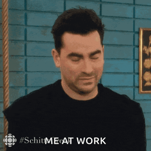 Bored Dan Levy GIF