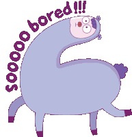 Bored Llama Sticker