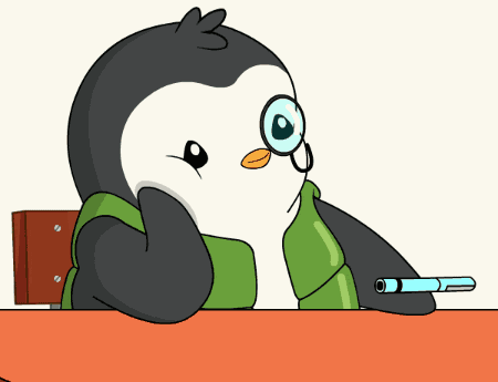 Bored Penguin GIF