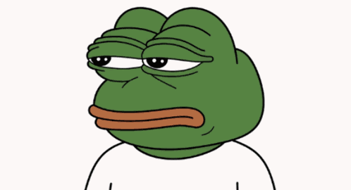 Bored Pepe GIF