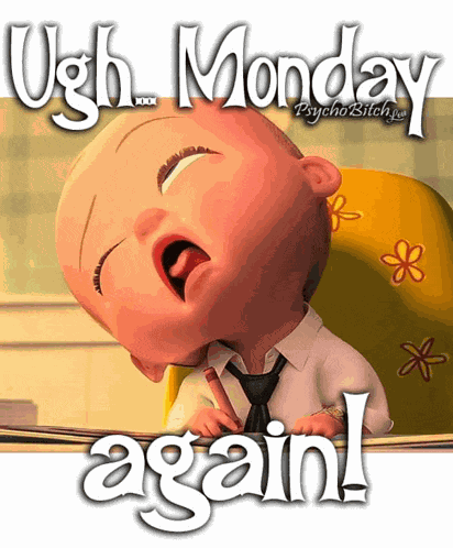 Boss Baby Monday Meme