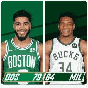 Boston Celtics (79) Vs. Milwaukee Bucks (64) Third-fourth Period Break GIF