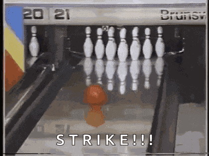 Bowling Strike GIF