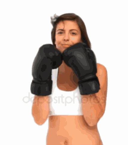 Boxing Woman GIF