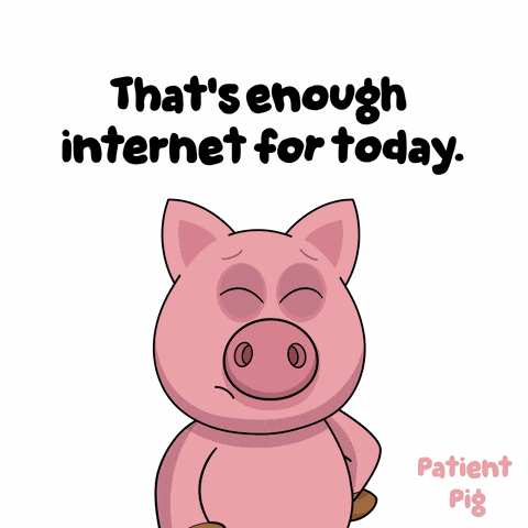 Brain Fried Digital Detox GIF