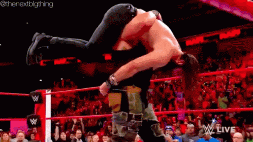 Braun Strowman Running Powerslam GIF