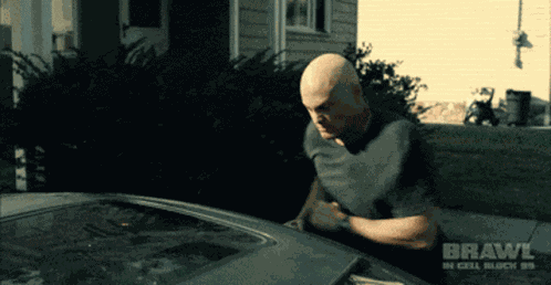 Brawl In Cell Block99 Car Punch GIF