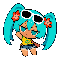 Brazilian Miku Hatsune Miku Sticker