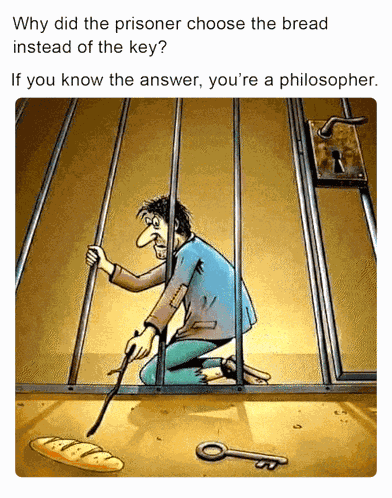 Bread Tastes Better Than Key Why Did The Prisoner Choose The Bread Instead Of The Key GIF