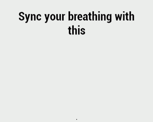 Breathing Sync Your Breathing With This GIF
