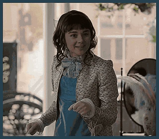 Bridgerton Claudia Jessie GIF