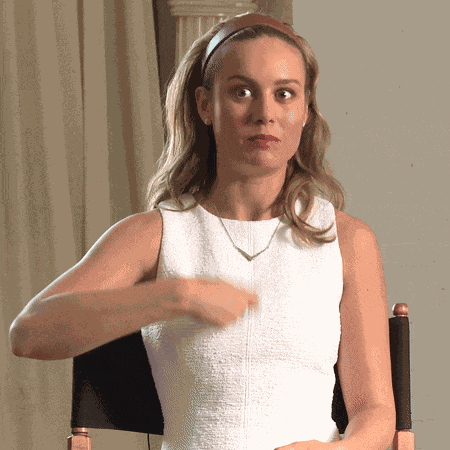 Brie Larson Captain Marvel GIF