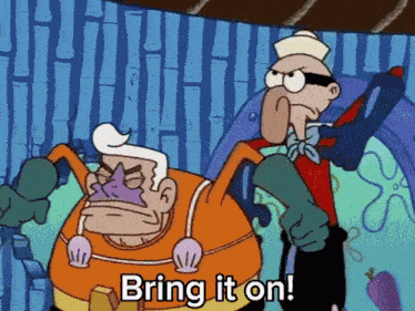 Bring It On Spongebob GIF