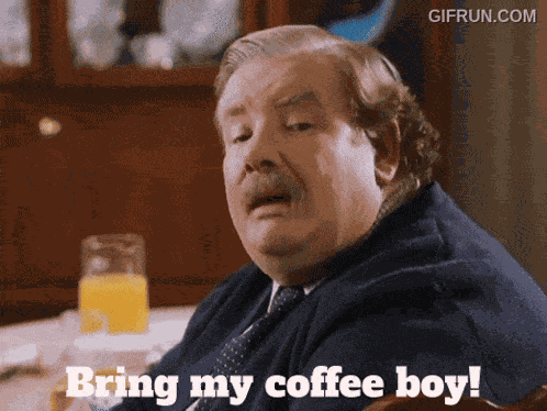 Bring My Coffee Boy Uncle Vernon GIF