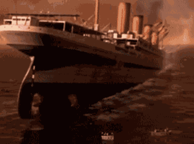 Britannic Sinking GIF