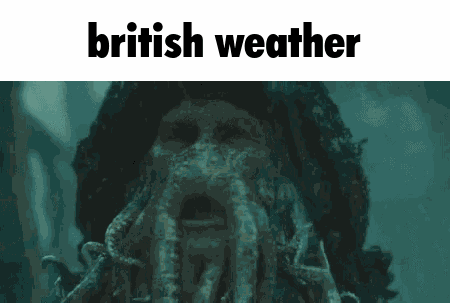 British Weather Rain GIF