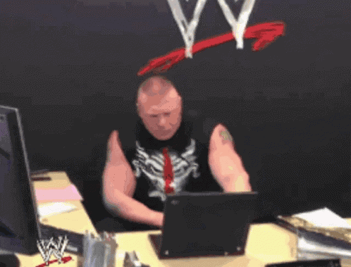 Brock Lesnar Destroys GIF