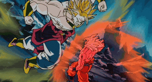 Broly Super Kaioken GIF