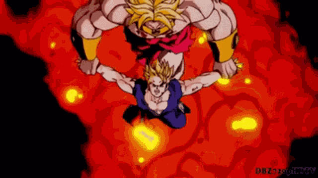 Broly Vs Gohan GIF