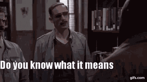 Brooklyn99 Do You Know What It Means GIF