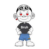 Bruh Zhot Jr Sticker