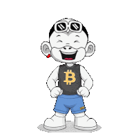 Btc Meme Bitcoin Laugh Sticker