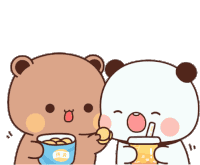 Bubu Dudu Eat Sticker