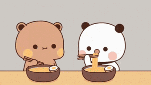 Bubu Dudu Eating Bubu Dudu Ramen GIF