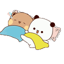 Bubu Dudu Sleep Funny Bubu Dudu Love Sticker