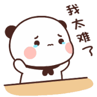 Bubu Not Happy Funny Sticker