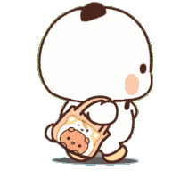 Bubu Walking Gif Sticker