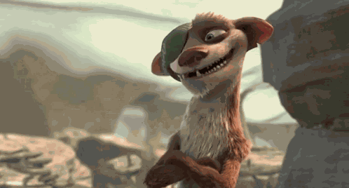 Buck Talks Ice Age 3 Buckminster GIF