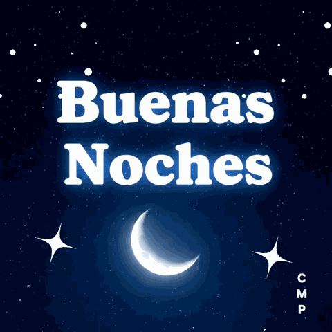 Buenas Noches Goodnight Estrella Star Estrellas Stars Moon Luna Cmp Cmpbycosart GIF