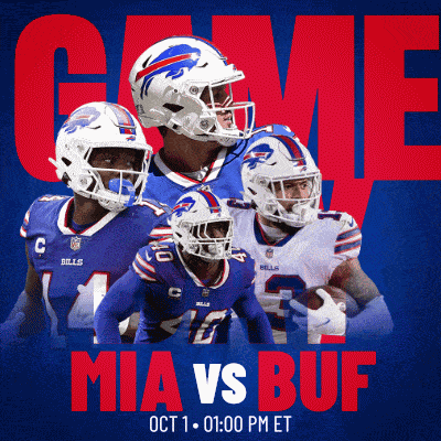 Buffalo Bills Vs. Miami Dolphins Pre Game GIF