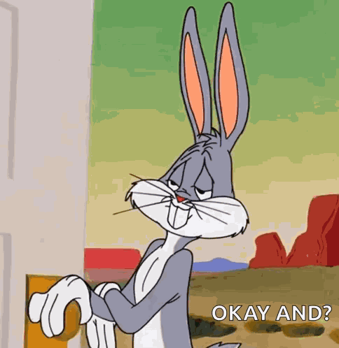 Bugs Bunny Bored GIF