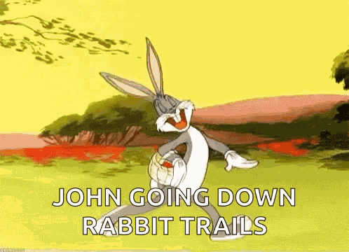 Bugs Bunny Skpping GIF