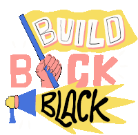 Buildbackblack Black Business Sticker
