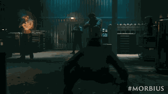 Bullet Dodge Morbius GIF